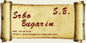 Srbo Bugarin vizit kartica